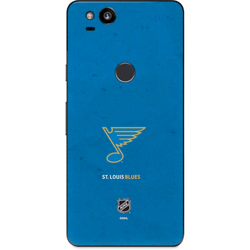 NHL St. Louis Blues Distressed Google Pixel 2 Skin